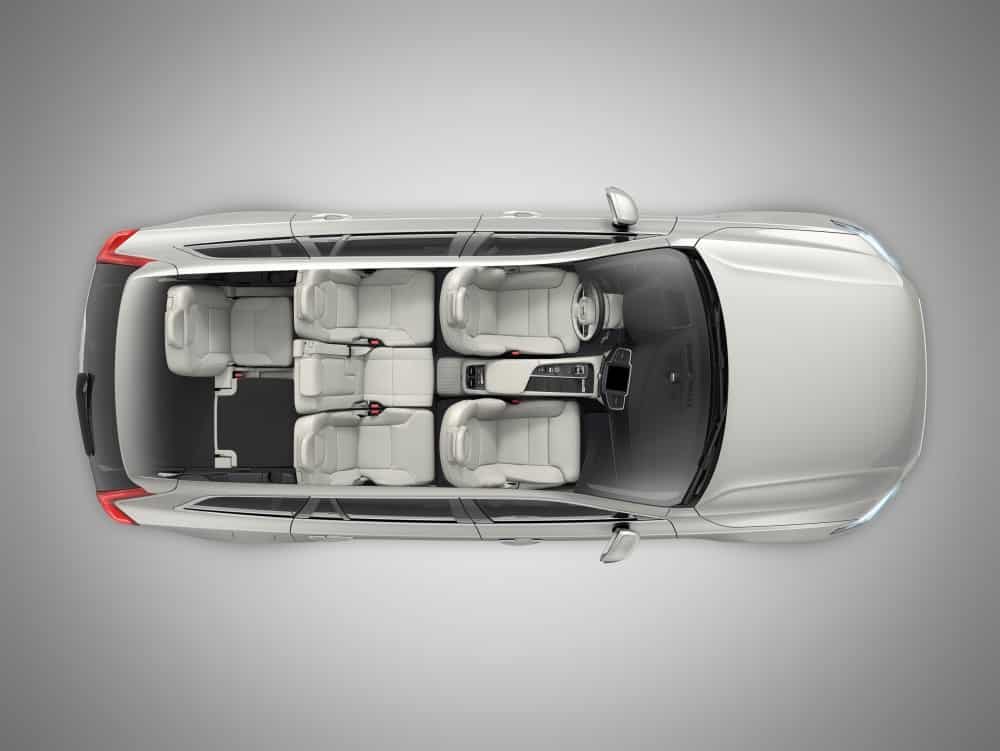 The New Volvo XC90 Inscription T8 Twin Engine seat configuration