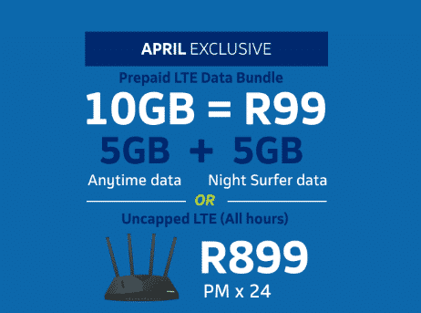Telkom April Big Deal Is Here Offering Uncapped Or Prepaid Lte Techfinancials